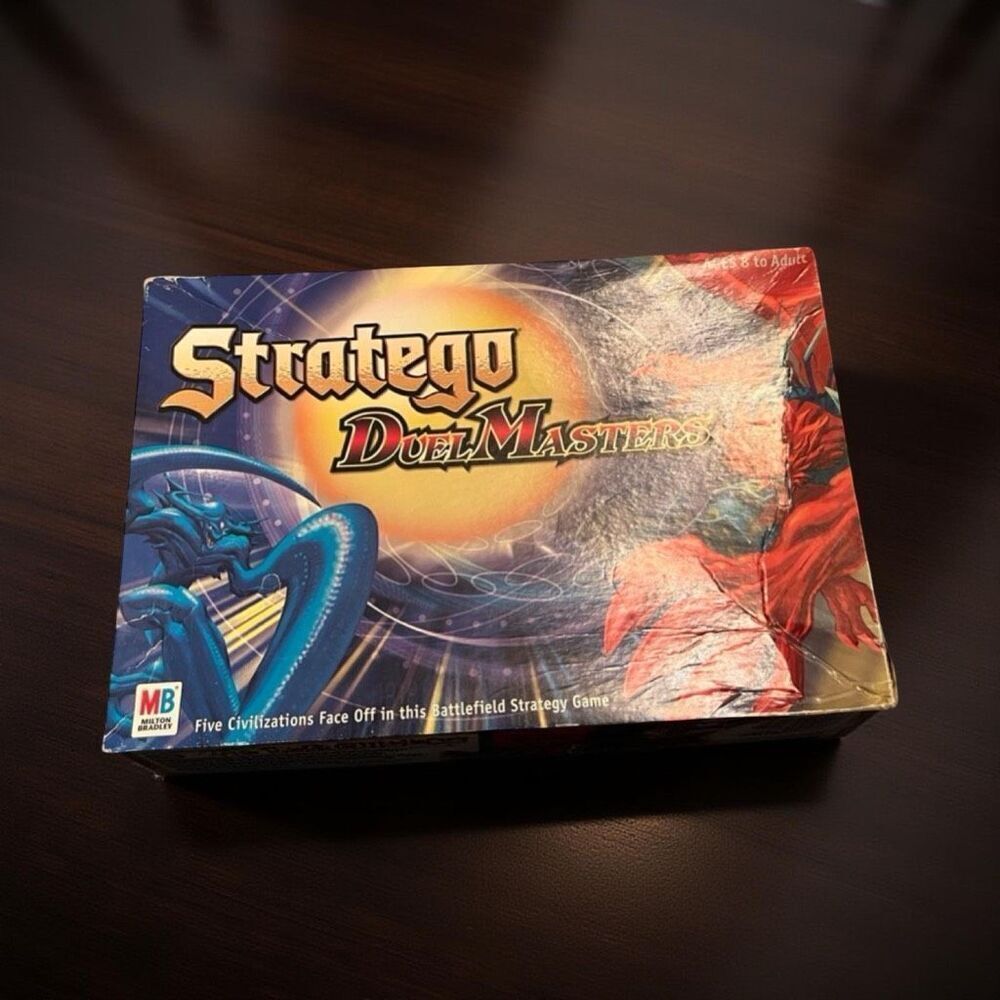 2004 Stratego Duel Masters Board Game Milton Bradley Hasbro COMPLETE